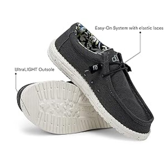 NEW Hey Dude Men's Wally Stretch Shoes - size 10 - Picture 2 of 10